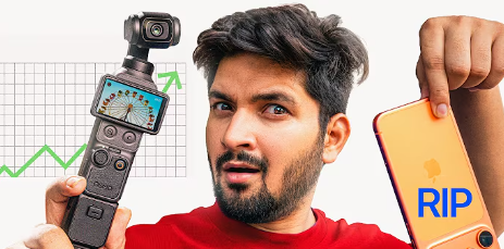 DJI Osmo Pocket 4 Review in Hindi: क्या यह ₹50,000 का छोटा कैमरा 1.5 लाख के iPhone को पछाड़ सकता है?